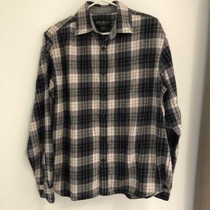 Eddie Bauer Plaid Flannel Button Up